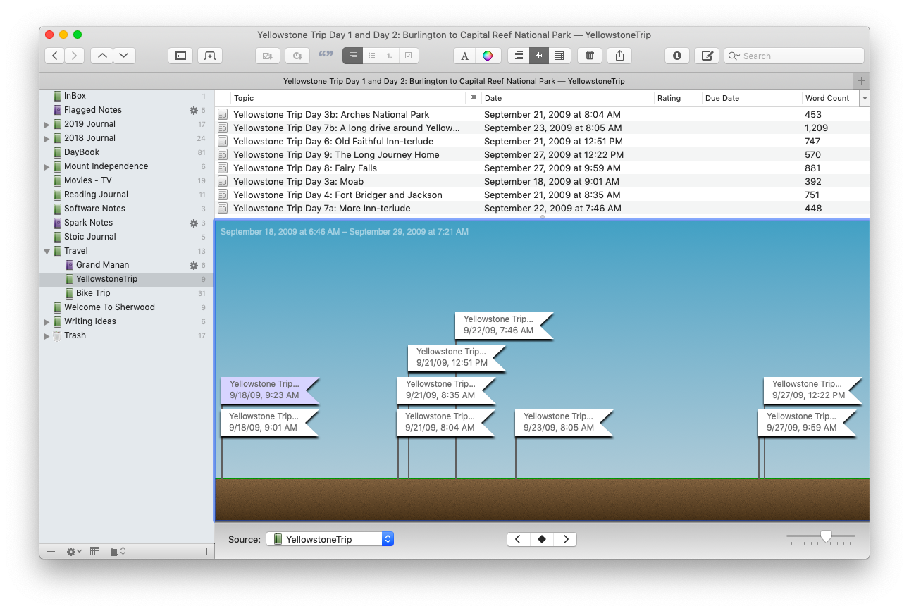 software or app for mac to create journal